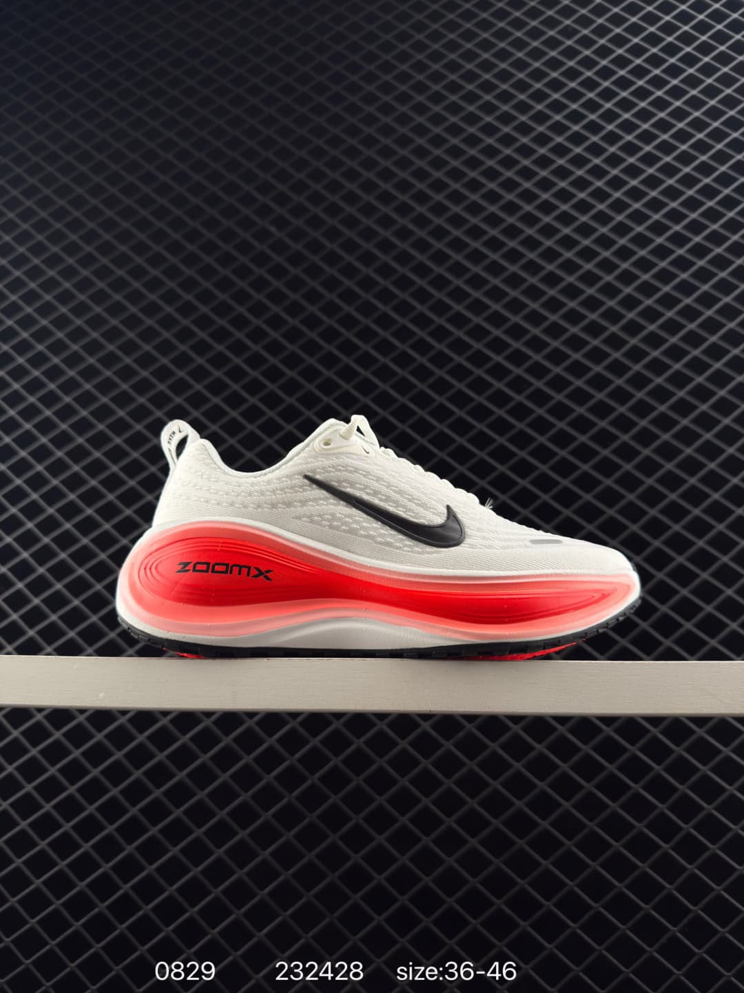 Nike ZoomX Running Shoes – White/Red