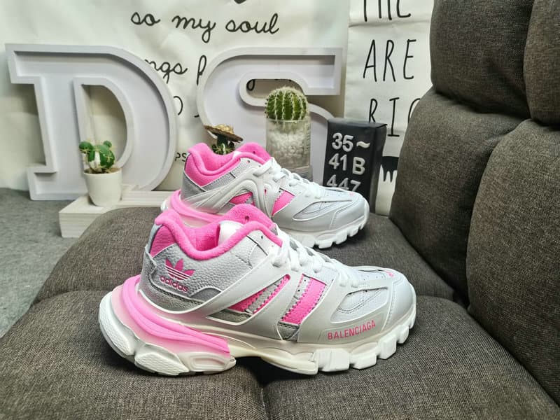 Adidas Chunky Sneakers – Gray/Pink