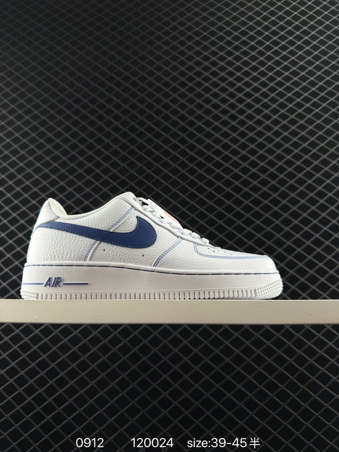 Nike Air Force 1 Lifestyle Sneakers – White/Navy