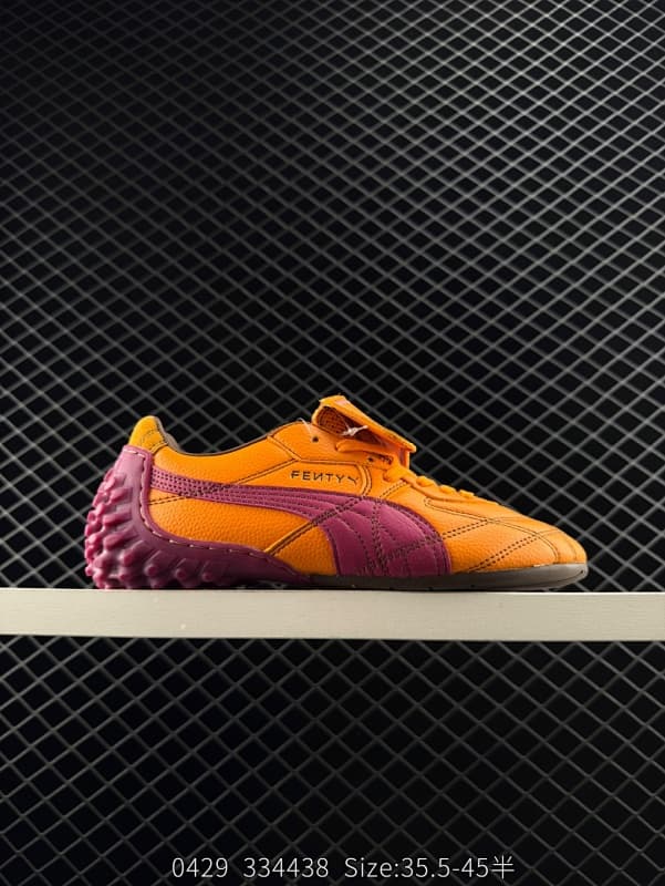 Generic Indoor Soccer Shoes – Orange/Purple