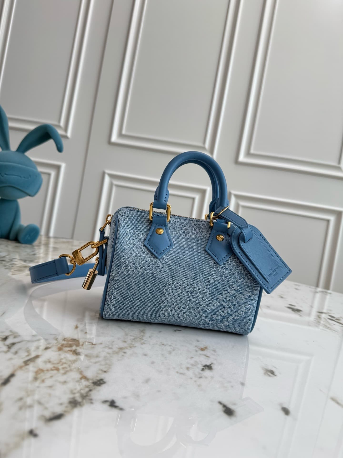 Louis Vuitton Boston Bag – Blue/Gold