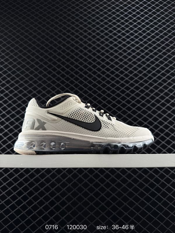 Nike Air Max Running Shoes – Beige/Black
