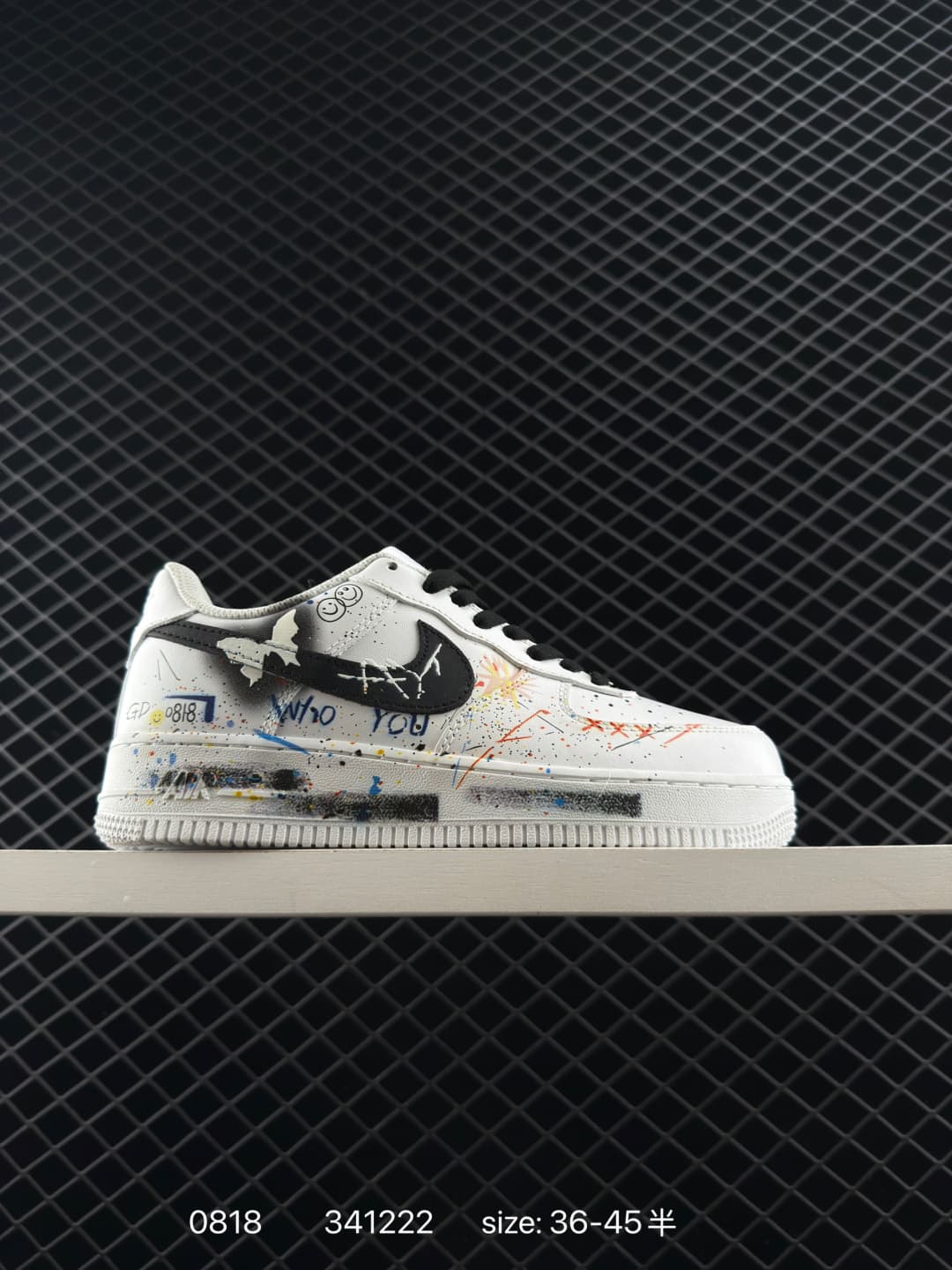 Nike Air Force 1 Lifestyle Sneakers – White/Multicolor