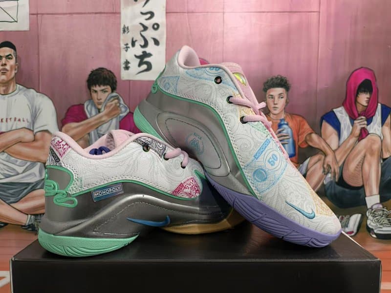 Nike Basketball Shoes – White/Green