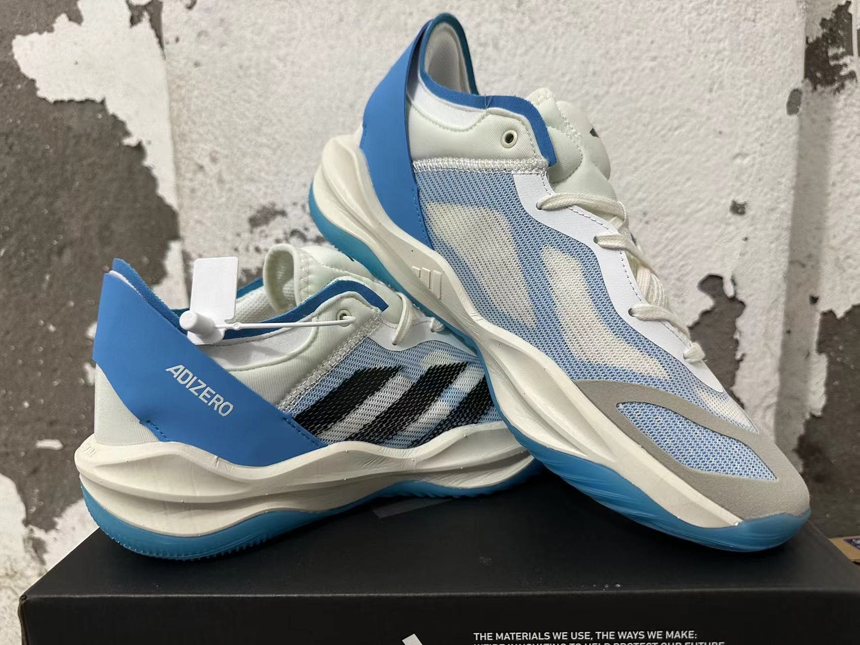 Adidas ADIZERO Lifestyle Sneakers – White/Blue