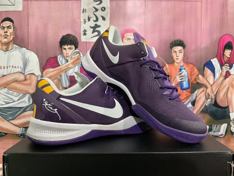 Nike Basketball Shoes – Purple/White
