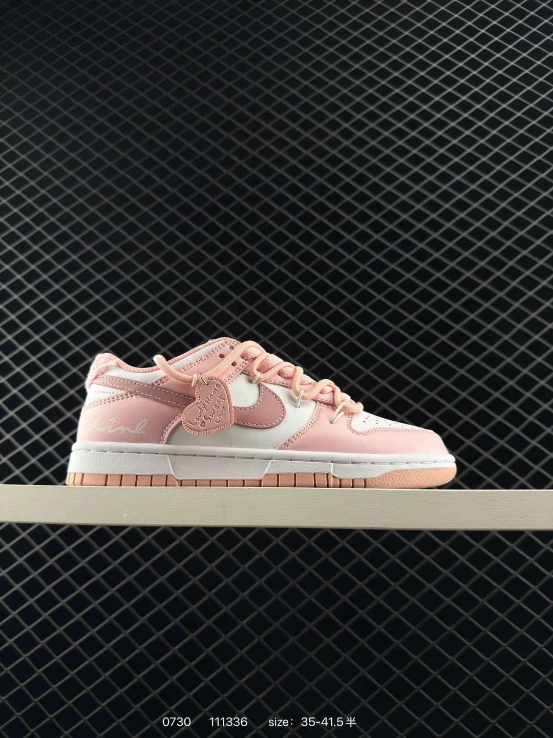 Nike Dunk Low Lifestyle Sneakers – Pink/White