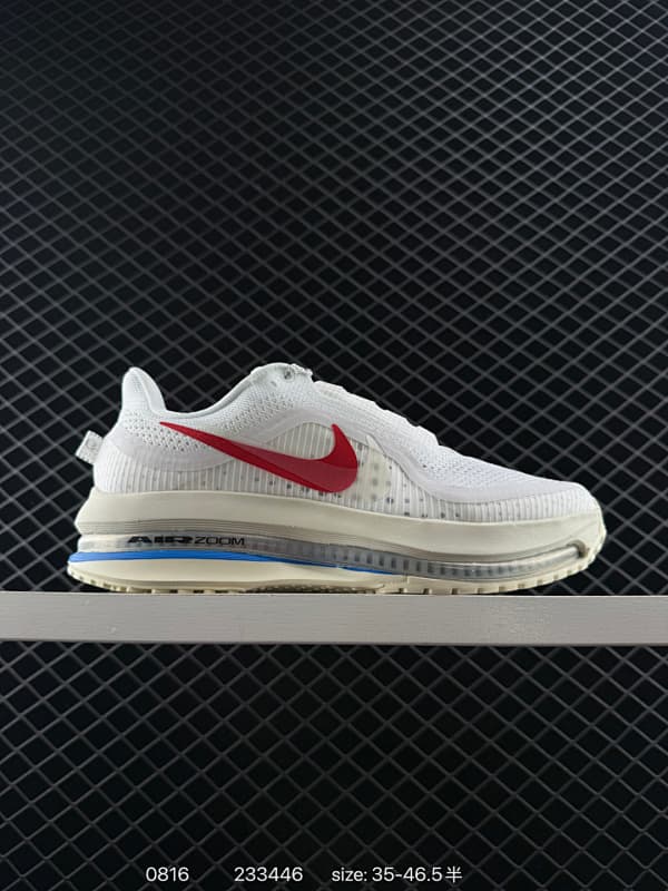 Nike Air Zoom Running Shoes – White/Red