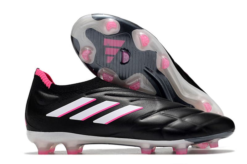 Adidas Firm-Ground Soccer Shoes – Black/Pink