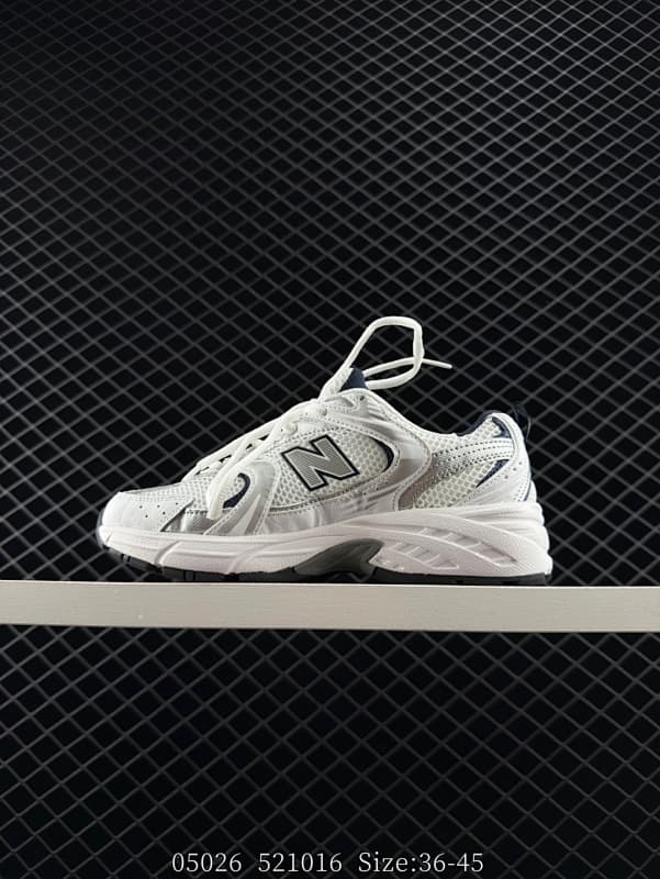 New Balance Lifestyle Sneakers – White/Navy