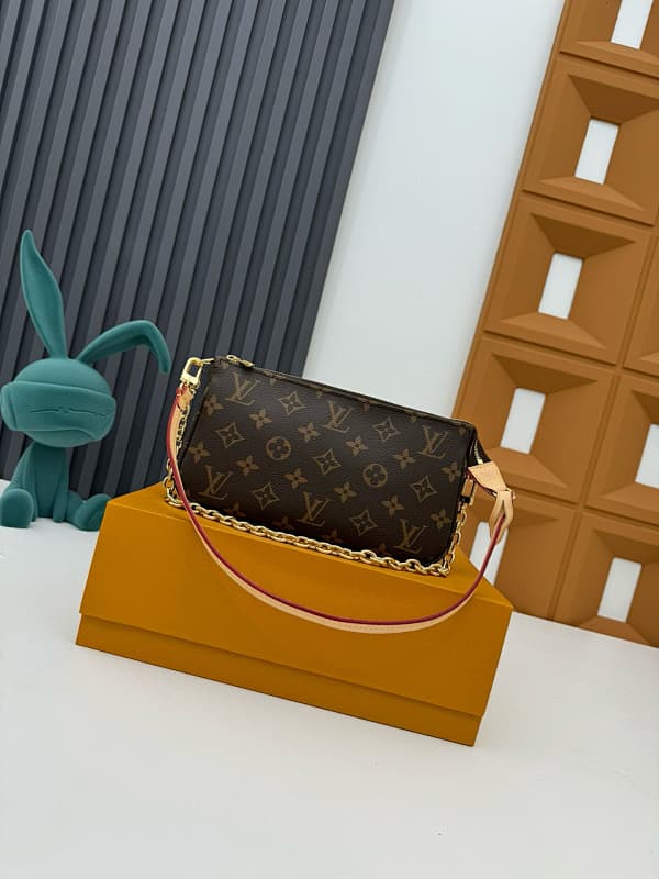 Louis Vuitton Chain Bag – Brown/Gold