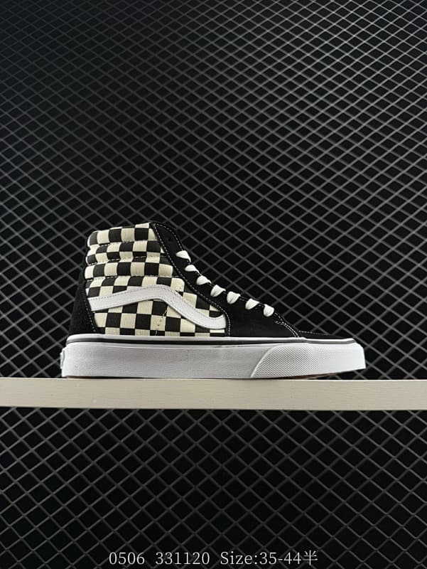 Vans Sk8-Hi Skateboard Shoes – Black/White