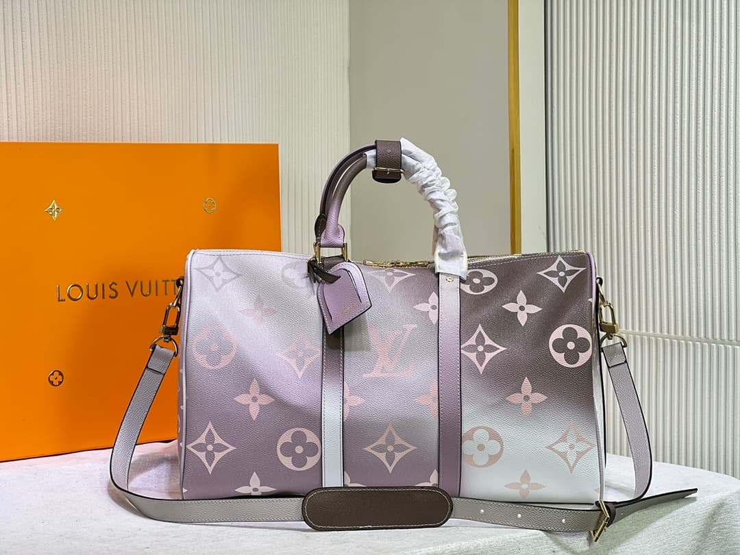 Louis Vuitton Boston Bag – Purple/Gray