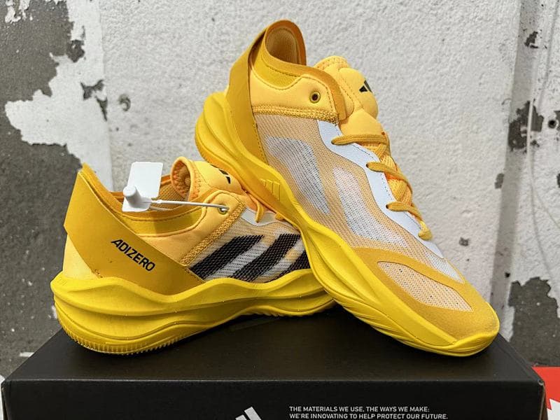 Adidas Adizero Basketball Shoes – Yellow/Black