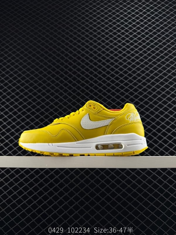 Nike Air Max 1 Lifestyle Sneakers – Yellow/White