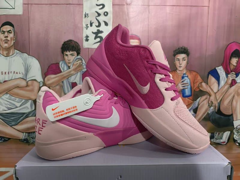 Nike Lifestyle Sneakers – Pink/White