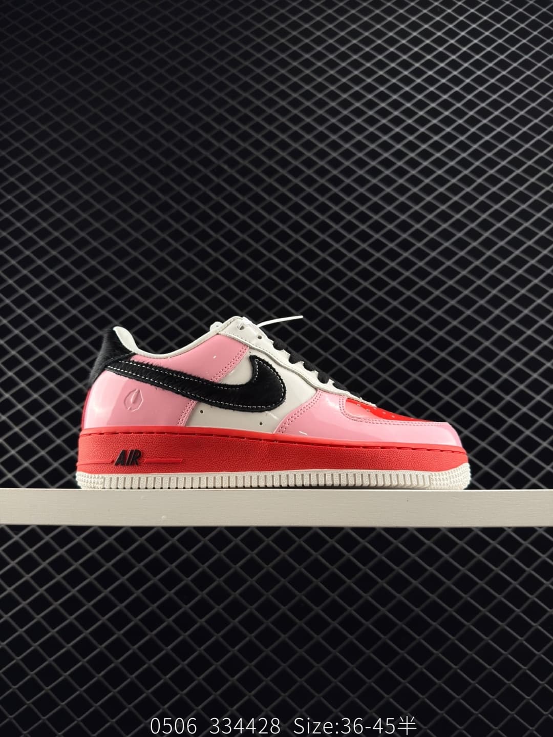 Nike Air Force 1 Lifestyle Sneakers – Pink/Red
