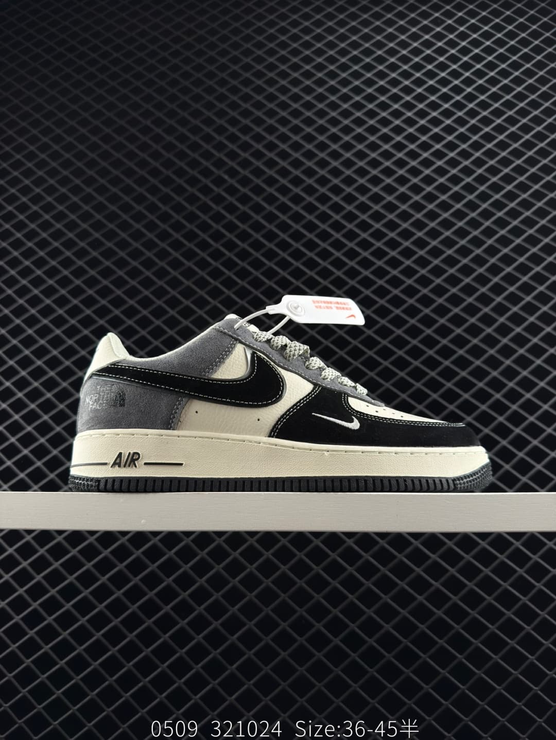 Nike Air Force 1 Lifestyle Sneakers – Black/Gray
