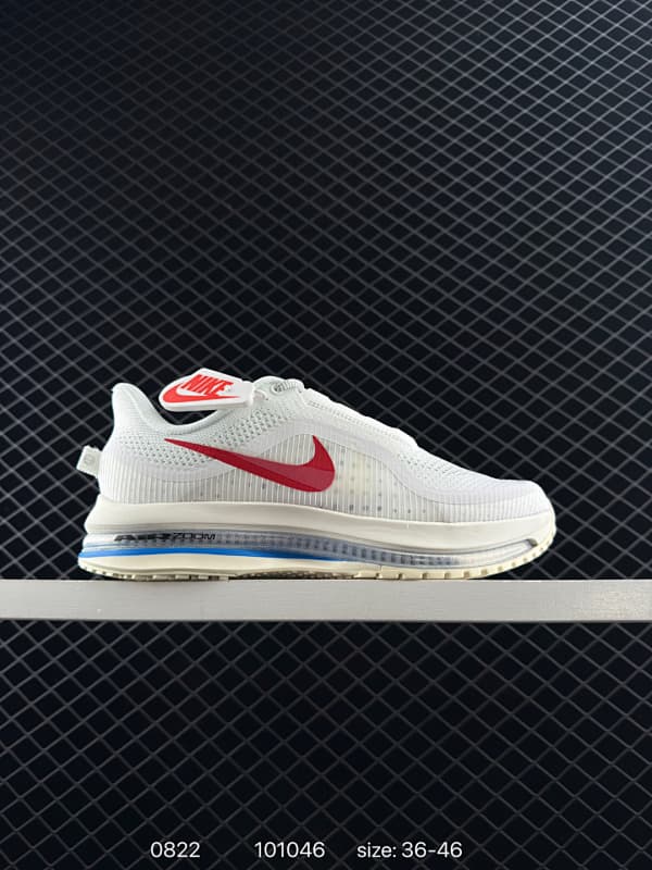 Nike Lifestyle Sneakers – White/Red