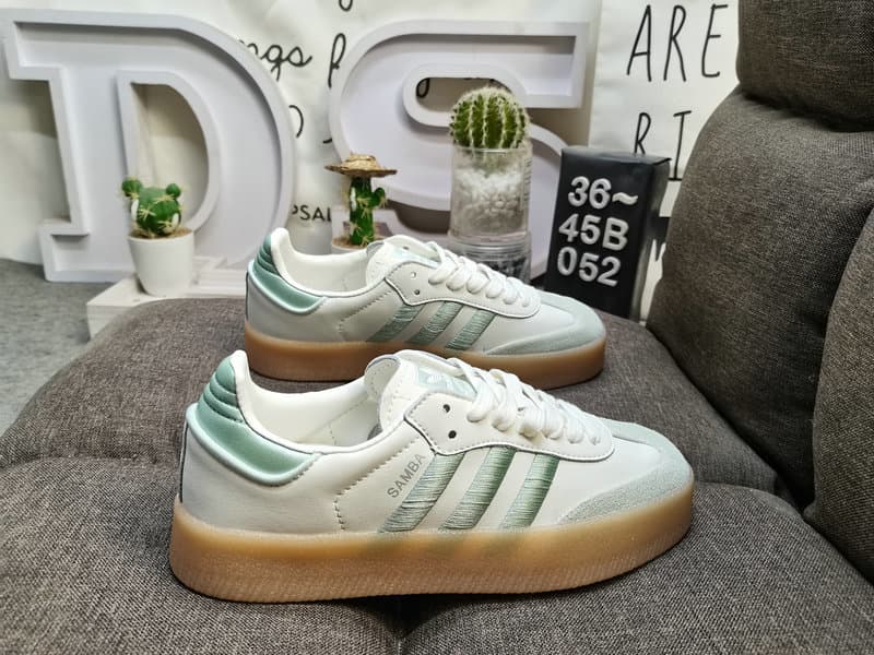 Adidas Samba Lifestyle Sneakers – White/Green