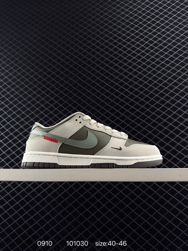 Nike Dunk Lifestyle Sneakers – Gray/Green