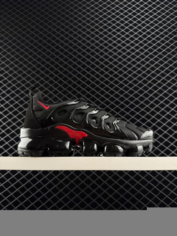 Nike Air VaporMax Plus Lifestyle Sneakers – Black/Red