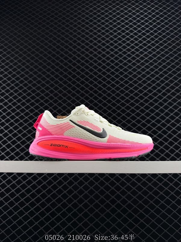 Nike ZoomX Running Shoes – Pink/Beige