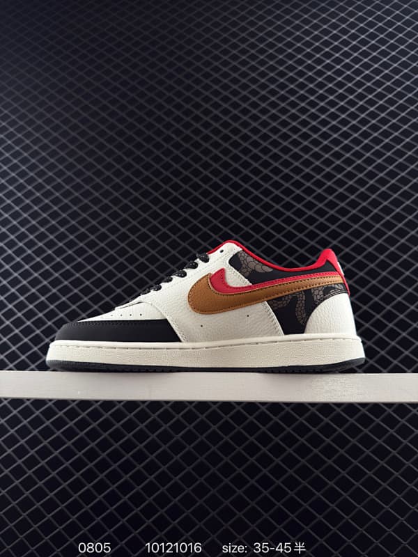 Nike Lifestyle Sneakers – White/Red
