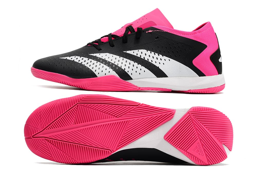 Adidas Indoor Soccer Shoes – Black/Pink