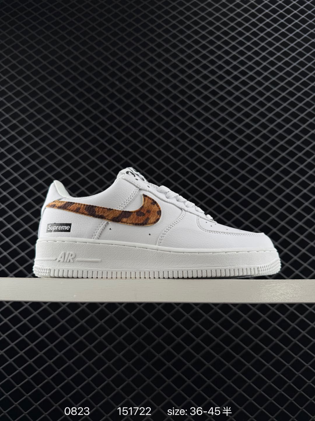 Nike Air Force 1 Lifestyle Sneakers – White/Brown