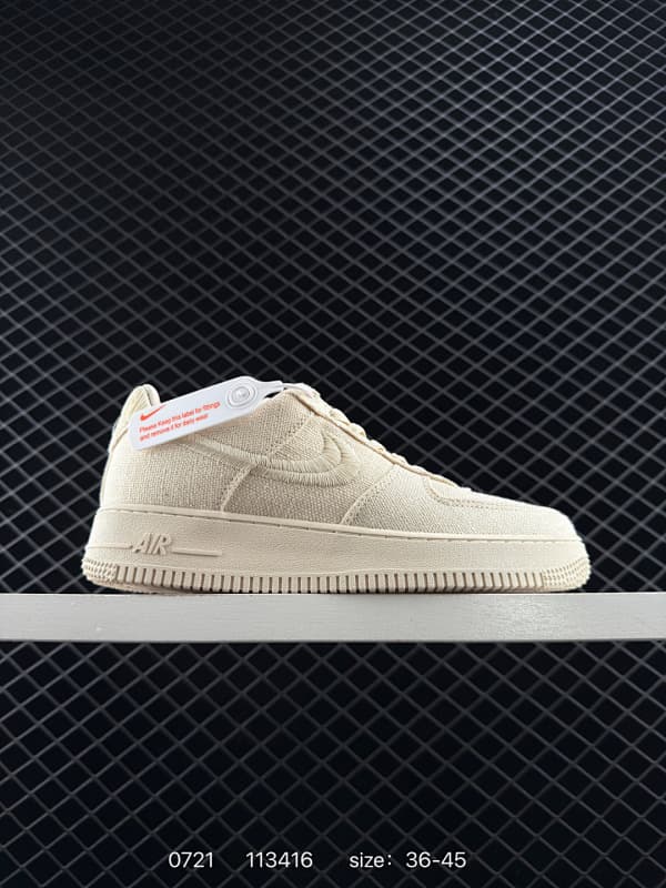 Nike Air Force 1 Lifestyle Sneakers – Beige