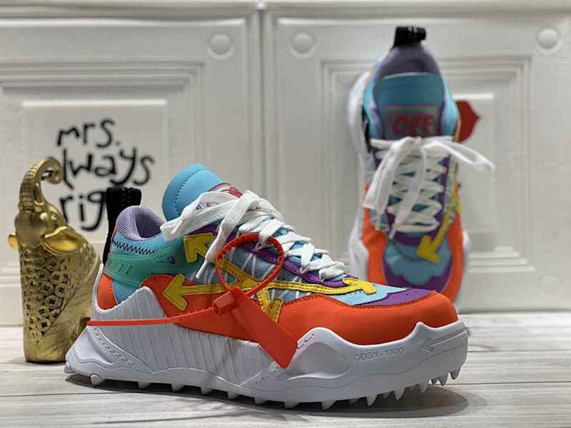 Off-White DSV-1000 Chunky Sneakers – Orange/Multicolor