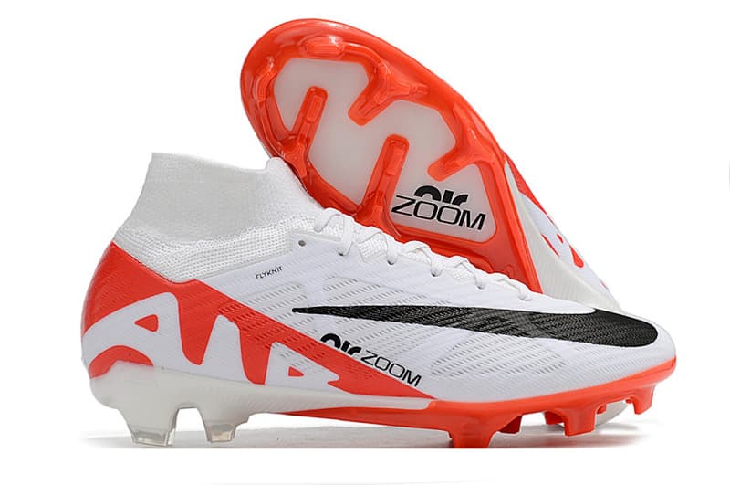 Nike Air Zoom Firm-Ground Soccer Shoes – White/Red