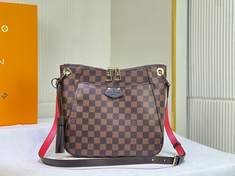 Louis Vuitton Hobo Bag – Brown/Red