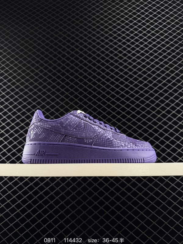 Nike Air Force 1 Lifestyle Sneakers – Purple