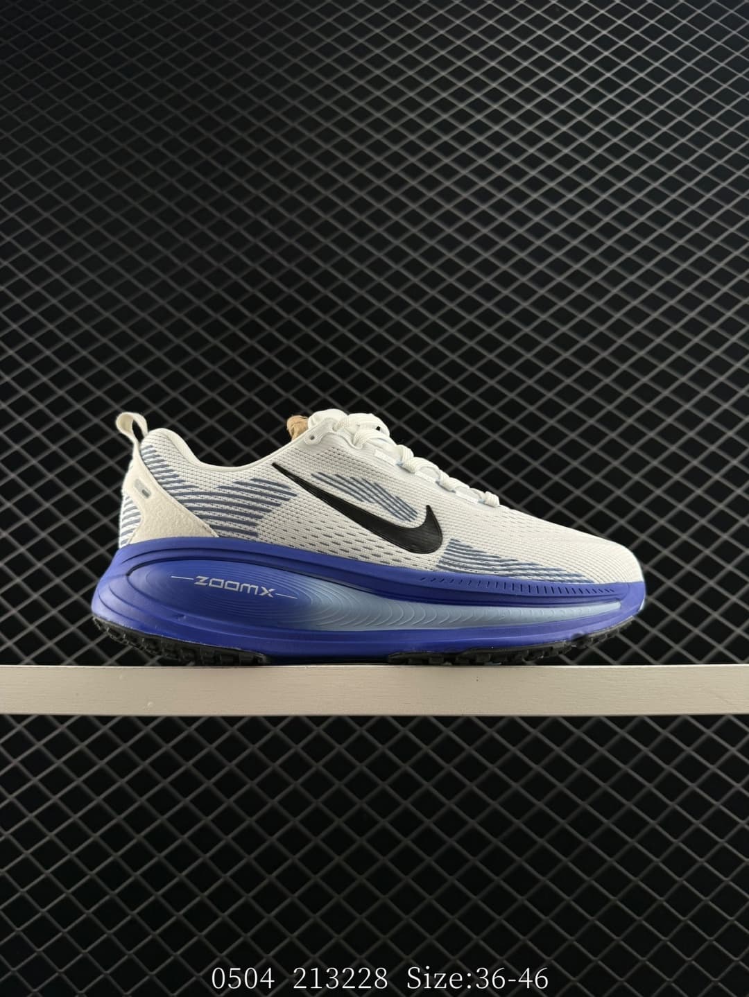Nike ZoomX Running Shoes – White/Blue