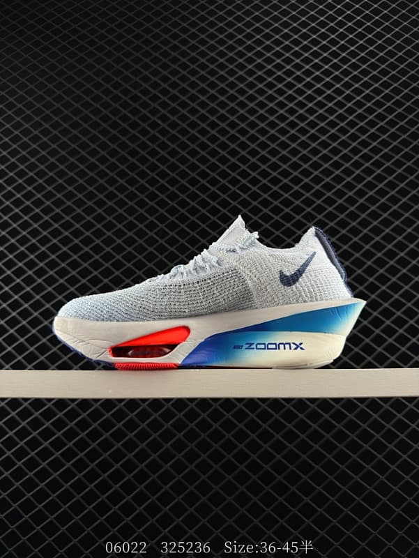 Nike ZoomX Running Shoes – Gray/Blue