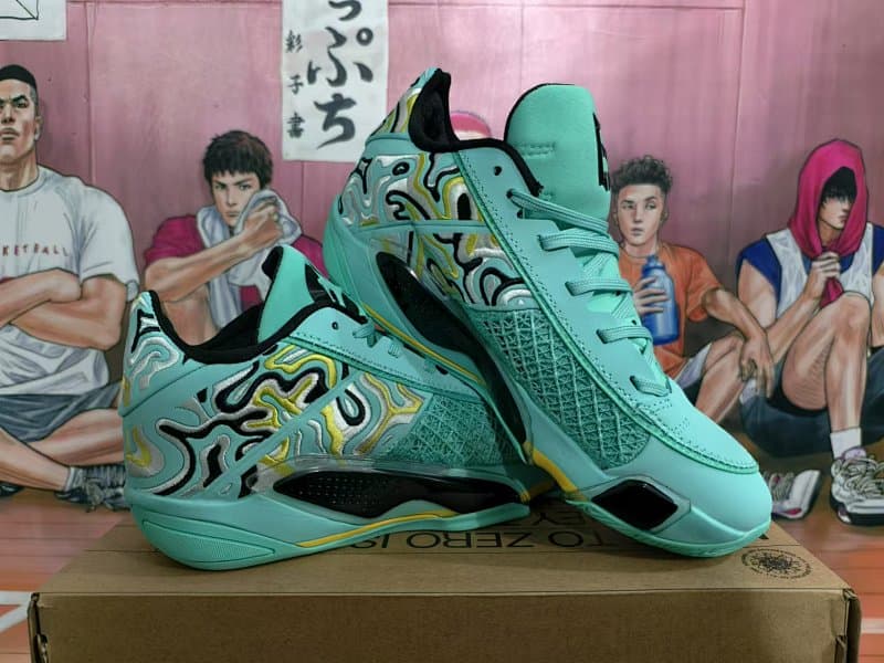 Generic Basketball Shoes – Green/Black