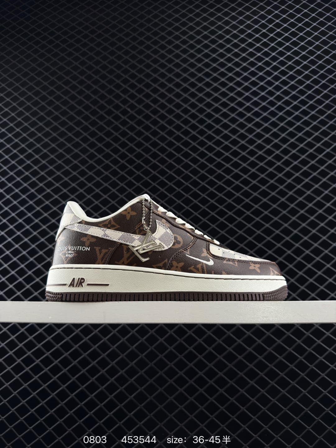 Louis Vuitton Air Force 1 Lifestyle Sneakers – Brown/Beige