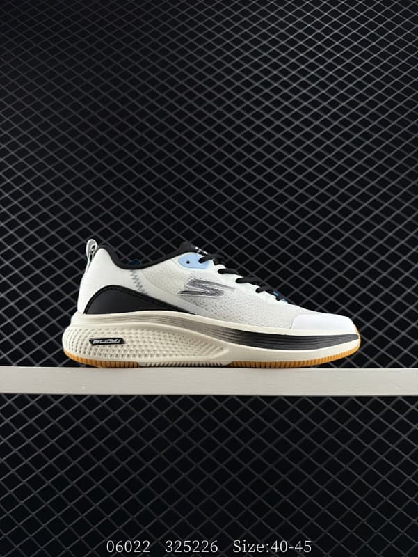 Generic GO RUN Lifestyle Sneakers – White/Black