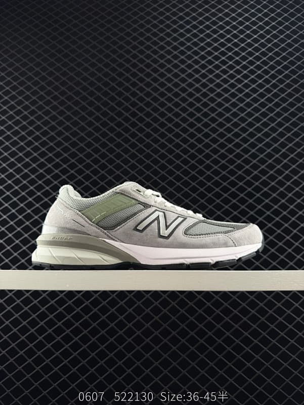 New Balance Lifestyle Sneakers – Gray/Green
