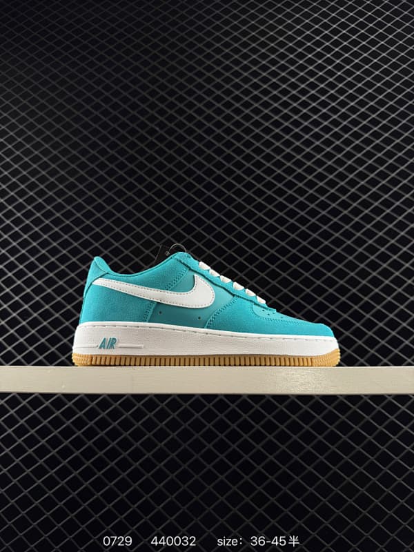 Nike Air Force 1 Lifestyle Sneakers – Blue/Brown