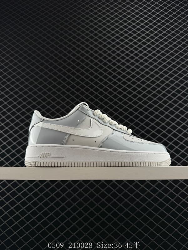 Nike Air Force 1 Lifestyle Sneakers – Gray/White