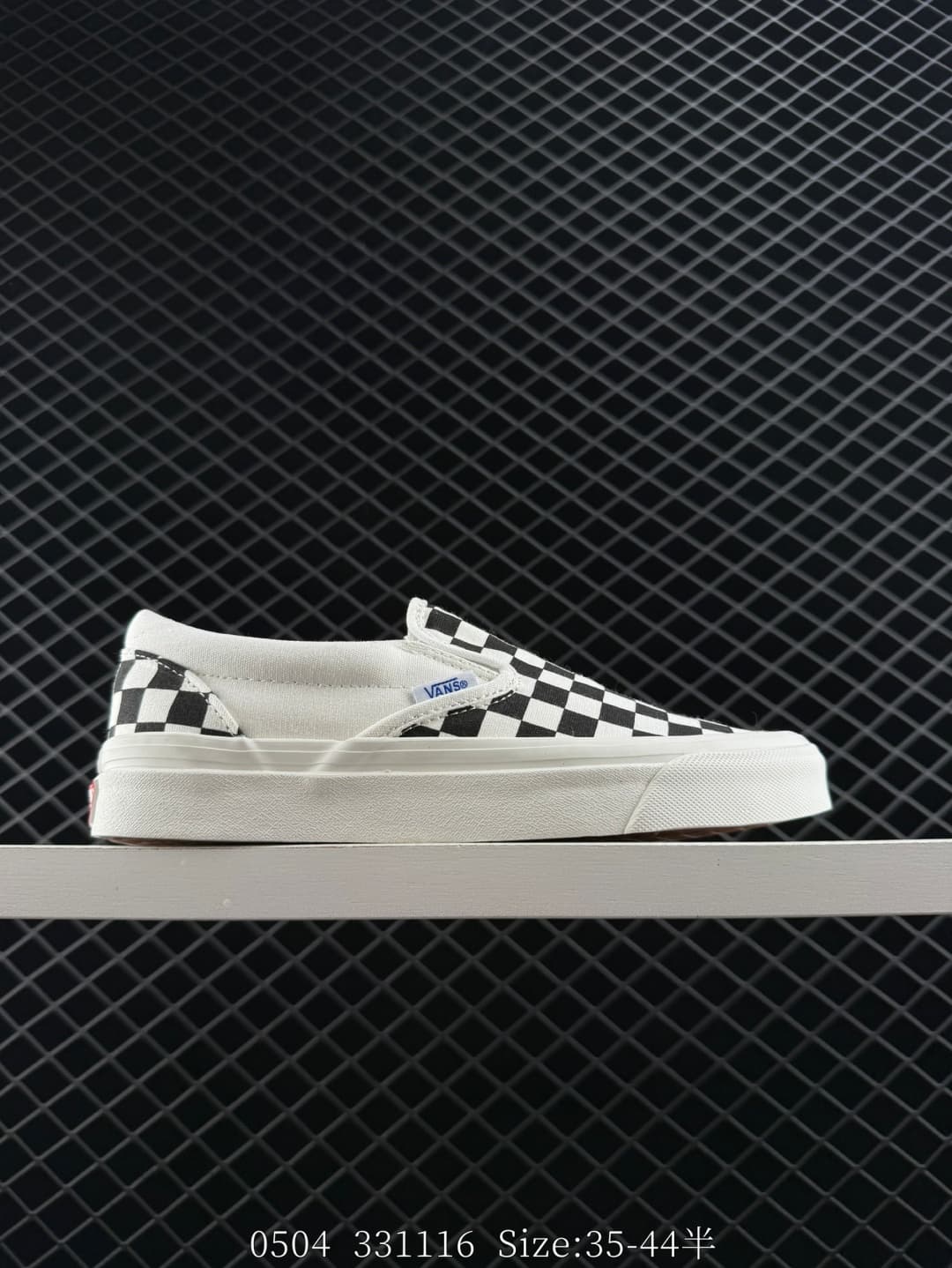 Vans Canvas Shoes – White/Black