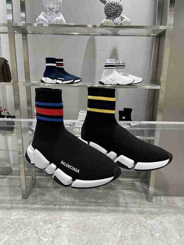 Balenciaga Lifestyle Sneakers – Black/White