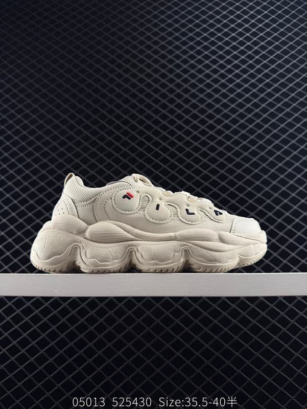 Fila Chunky Sneakers – Beige/Red