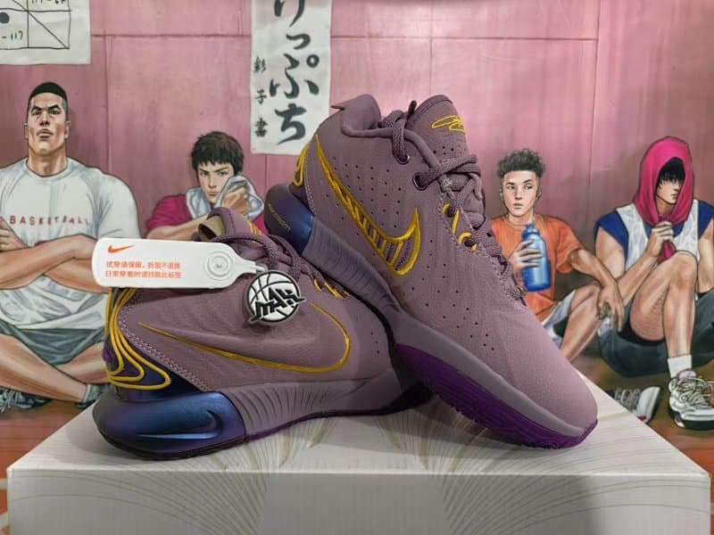 Nike Basketball Shoes – Purple/Gold