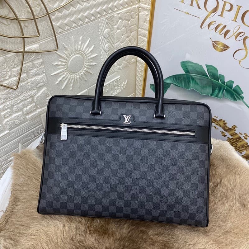 Louis Vuitton Boston Bag – Black/Gray