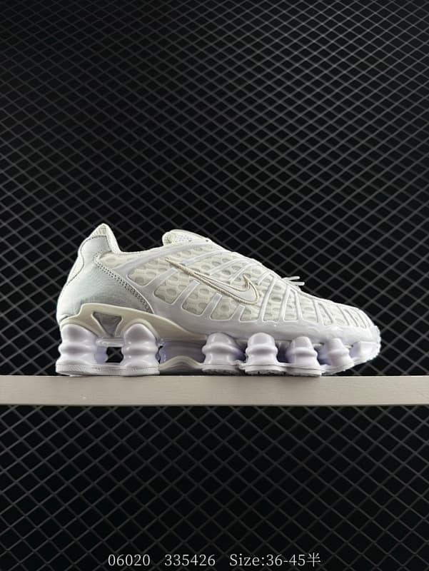 Nike Shox Lifestyle Sneakers – White/Gray