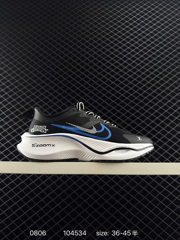 Nike ZoomX Running Shoes – Black/Blue